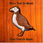 Photo Sculpture Puffin atlantique sculpté<br><div class="desc">Numériquement produit de la sculpture ou de la gravure sur bois d'un Puffin de l'Atlantique. Ajoutez votre propre texte. Le Puffin Atlantique (Fratercula arctica) se nourrit principalement de plongée dans l'eau. Ils se reproduisent dans de grandes colonies sur des falaises côtières ou des îles au large de l'Atlantique Nord. Après...</div>