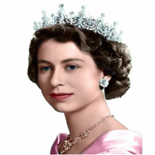 Photo Sculpture Reina de Inglaterra1