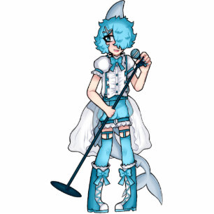 Photo Sculpture requin standee !