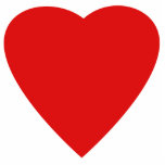 Photo Sculpture Rouge et Blanc Love Heart Design.<br><div class="desc">Un coeur rouge sur un arrière - plan blanc.</div>