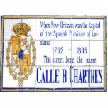 Photo Sculpture Rue Chartres Tile Mural<br><div class="desc">Rue Chartres Tile Mural: Replica street name tile mural</div>