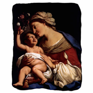 Photo Sculpture Sainte Vierge Marie et Enfant Jésus-Sirani