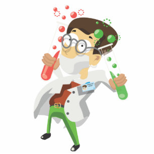 Photo Sculpture Scientifique avec tubes d'essai