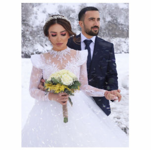 Photo Sculpture Sculpture acrylique coupée en deux mariages