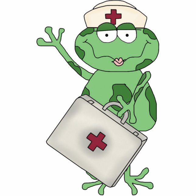 Photo Sculpture Sculpture de grenouille infirmière (Devant)