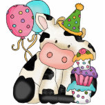 Photo Sculpture Sculpture de vache d'anniversaire<br><div class="desc">design par Cheryl Seslar à www.digiwebstudio.com</div>