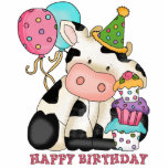 Photo Sculpture Sculpture de vache d'anniversaire<br><div class="desc">design par Cheryl Seslar à www.digiwebstudio.com</div>