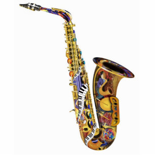 Photo Sculpture Sculpture en cadeau de saxophone de sculpture en