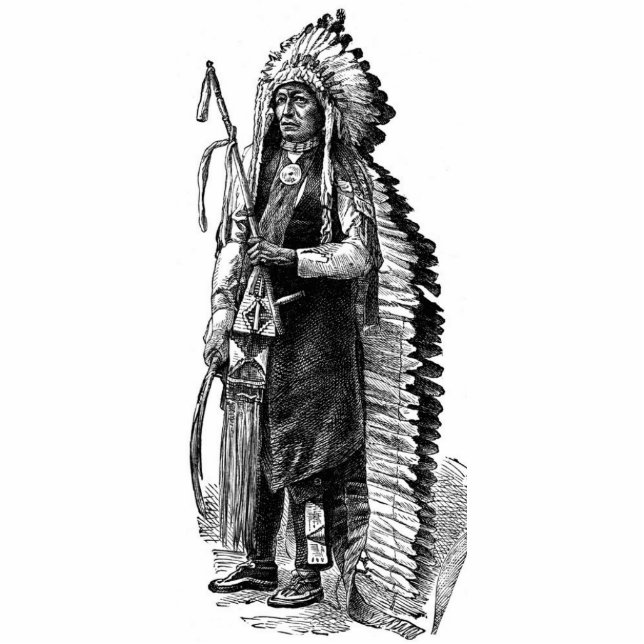 Photo Sculpture Sculpture en chef indien (Devant)