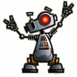 Photo Sculpture Sculpture en Diz de robot