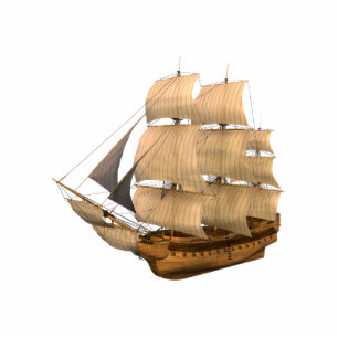 Photo Sculpture Sculpture en photo de bateau de pirate de galion