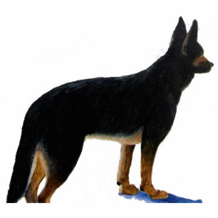 Photo Sculpture Sculpture en photo de berger allemand