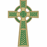 Photo Sculpture Sculpture en photo de croix celtique d'or<br><div class="desc">Statue de sculpture en photo de croix celtique d'or. Des croix celtiques ont été en grande partie faites en pierre, et sont restées un symbole inspiré autour de l'Irlande, du Pays de Galles, et de la Grande-Bretagne. Par la suite, la croix celtique a écarté dans toutes les îles britanniques. Cette...</div>
