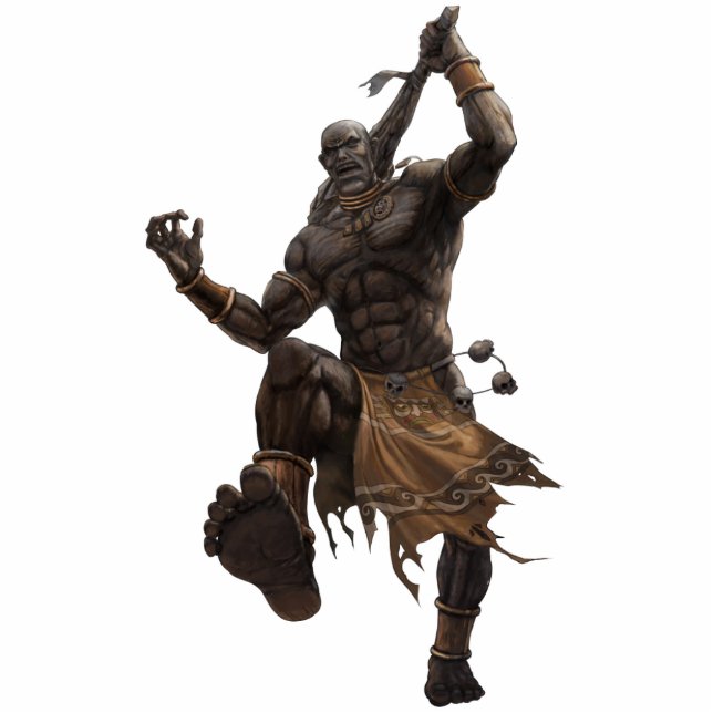 Photo Sculpture Sculpture en photo de monstre - géant en pierre (Devant)