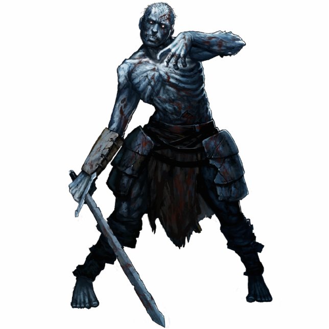 Photo Sculpture Sculpture en photo de monstre - zombi (Devant)