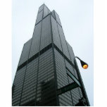 Photo Sculpture Sculpture en photo de Sears Tower<br><div class="desc">C'est une vue de la rue ci-dessous du Sears Tower Chicago IL.</div>
