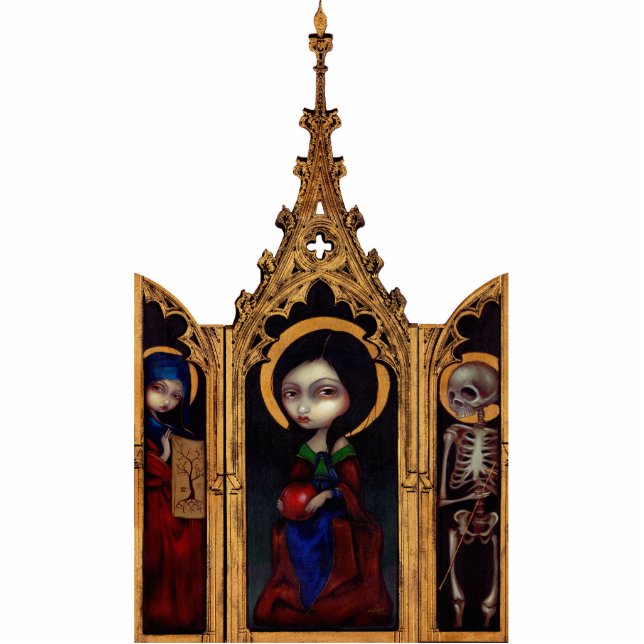 Photo Sculpture Sculpture en photo de triptyque d'Ève (Devant)