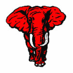 Photo Sculpture Sculpture en photo d'éléphant de GOP<br><div class="desc">Le Président indépendant Barack Obama 2010 de Démocrate Palin Huckabee Romney d'éléphant républicain de GOP 2012 sculptures en photo de Boulder du congrès de Chambre du Gouverneur de sénat d'élection</div>