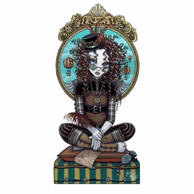 Photo Sculpture Sculpture féerique punk en photo d'art de vapeur (Devant)