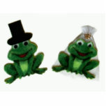 Photo Sculpture Sculpture Mariage Froggy<br><div class="desc">Mariage couple sculpture</div>