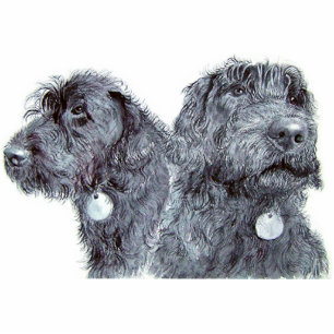 Photo Sculpture Sculpture noire en Labradoodles