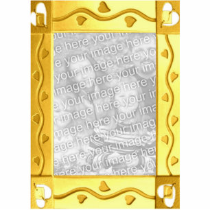 Photo Sculpture Sculpture photo à cadre doré personnalisable