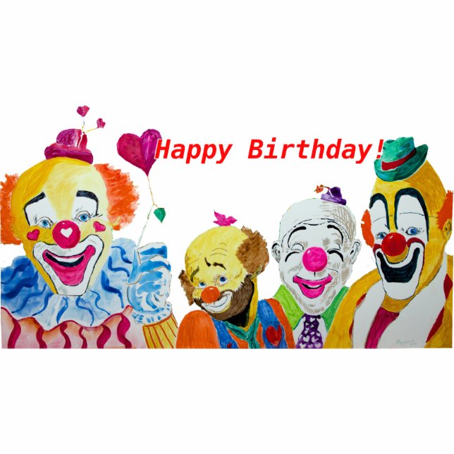 Photo Sculpture Sculpture photo clown (Devant)