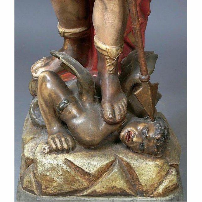 Photo Sculpture Sculpture St Michael (Devant)