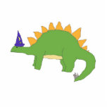 Photo Sculpture Sculpture Wizard Stegosaurus<br><div class="desc">Ce stegosaurus est prêt pour Halloween,  une mascarade,  ou pour faire de la magie !</div>