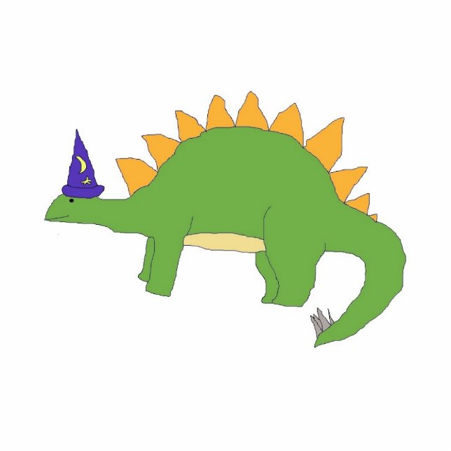 Photo Sculpture Sculpture Wizard Stegosaurus (Devant)