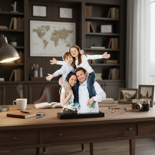 Photo Sculpture Sculptures de photos familiales découpées