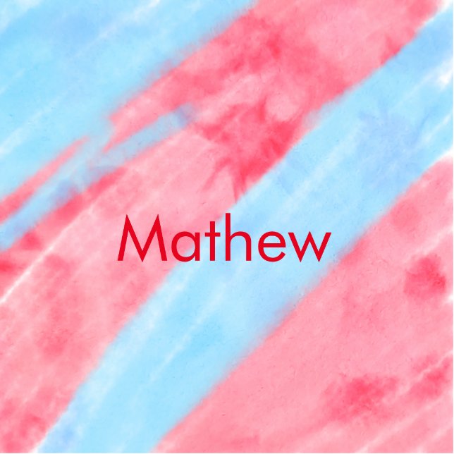 Photo Sculpture simple initial letter mongram add your name red b (Devant)