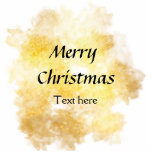 Photo Sculpture Simple or ajouter votre texte joyeux Noël personna<br><div class="desc">Conception</div>