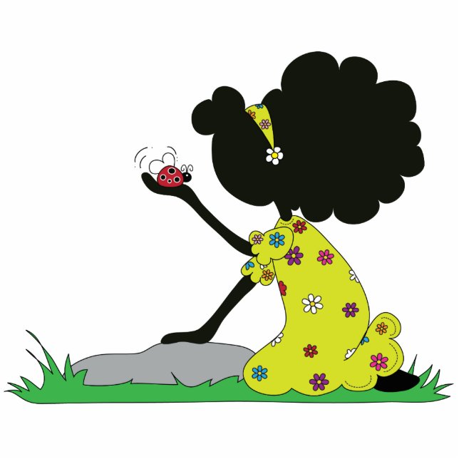 Photo Sculpture Soeur tenant la sculpture (verte) en photo de (Devant)