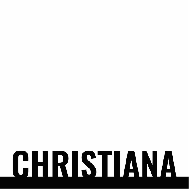 Photo Sculpture Statue de nom personnalisée | Votre nom Statue (Devant)