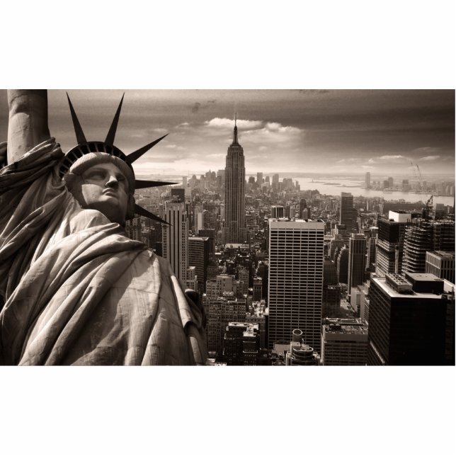 Photo Sculpture Statue de sculpture en photo de liberté (Devant)