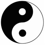 Photo Sculpture SYMBOLE YIN / Yang<br><div class="desc">Au magasin SYMBOLICAL, il y a plus de 40 symboles à choisir. Ajoutez votre texte ou votre couleur arrière - plan à ce produit. De plus, redimensionnez l'image pour qu'elle soit plus grande, plus petite ou carrelée pour remplir l'ensemble de la zone. Ces options sont disponibles sur la plupart des...</div>