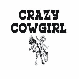 Photo Sculpture TEE Crazy Cowgirl