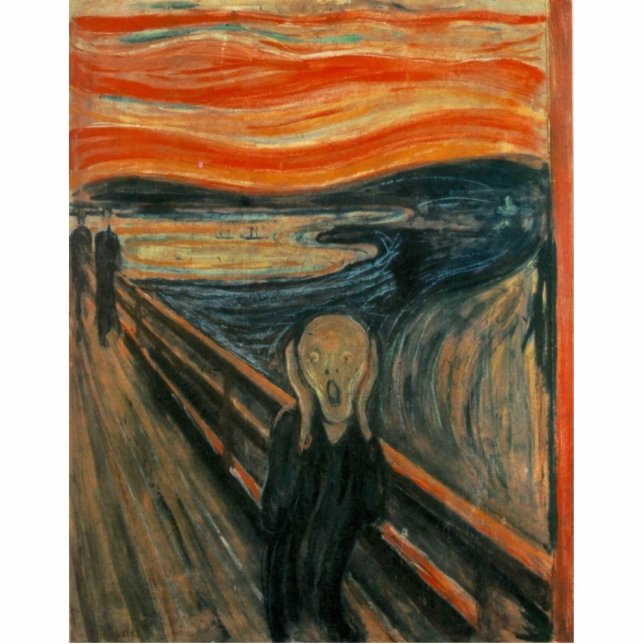 Photo Sculpture The Scream - Edvard Munch (Devant)
