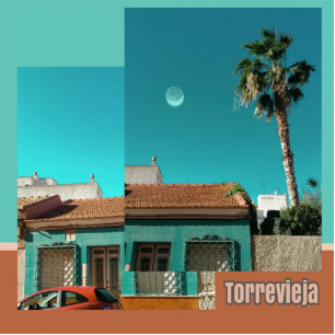 Photo Sculpture Torrevieja en Orange et Turquoise