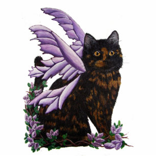 Photo Sculpture Tortie Fairy Chat