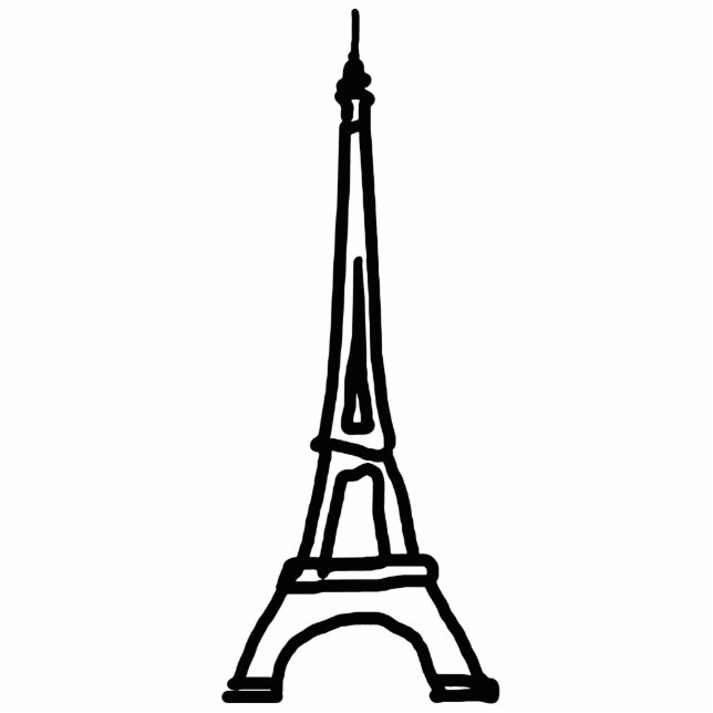 Photo Sculpture Tour Eiffel Paris (Devant)