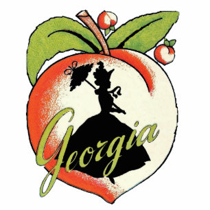 Photo Sculpture Vintage Géorgie Pêche Silhouette Sud Bell