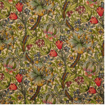 Photo Sculpture William Morris Golden Lily<br><div class="desc">Fond d'écran floral d'origine Golden Lilly de Dearle Le motif Vintage Golden Lilly Floral du 19e siècle Le designer britannique John Henry Dearle, qui travaille pour la compagnie William Morris, montre un beau motif de fleurs bleues et rouges, de lys dorés et de feuilles tourbillonnants verts dans un design doux...</div>