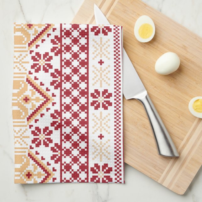 Photo Serviettes de cuisine personnalisées (Quart Plié)