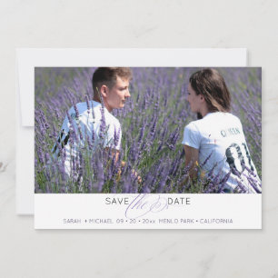 Photo simple de typographie Enregistrer la date