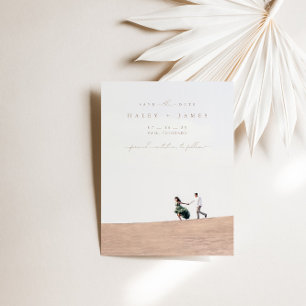 Photo Simple Delicate Enregistrer La Date