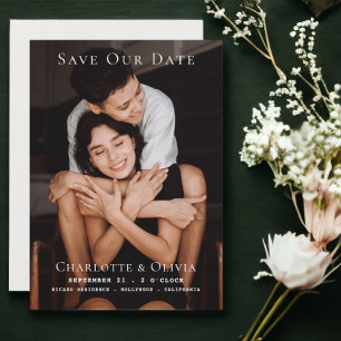 Photo Simple Enregistrer Le Mariage Date