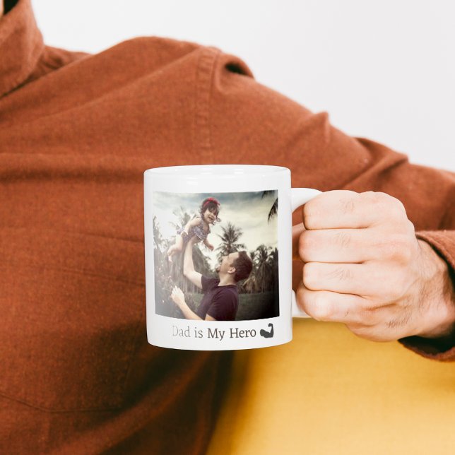 Photo simple Fête des pères Café Mug (Simple Father's Day photo Coffee Mug
)