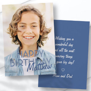 Photo simple moderne Accueil d'anniversaire
